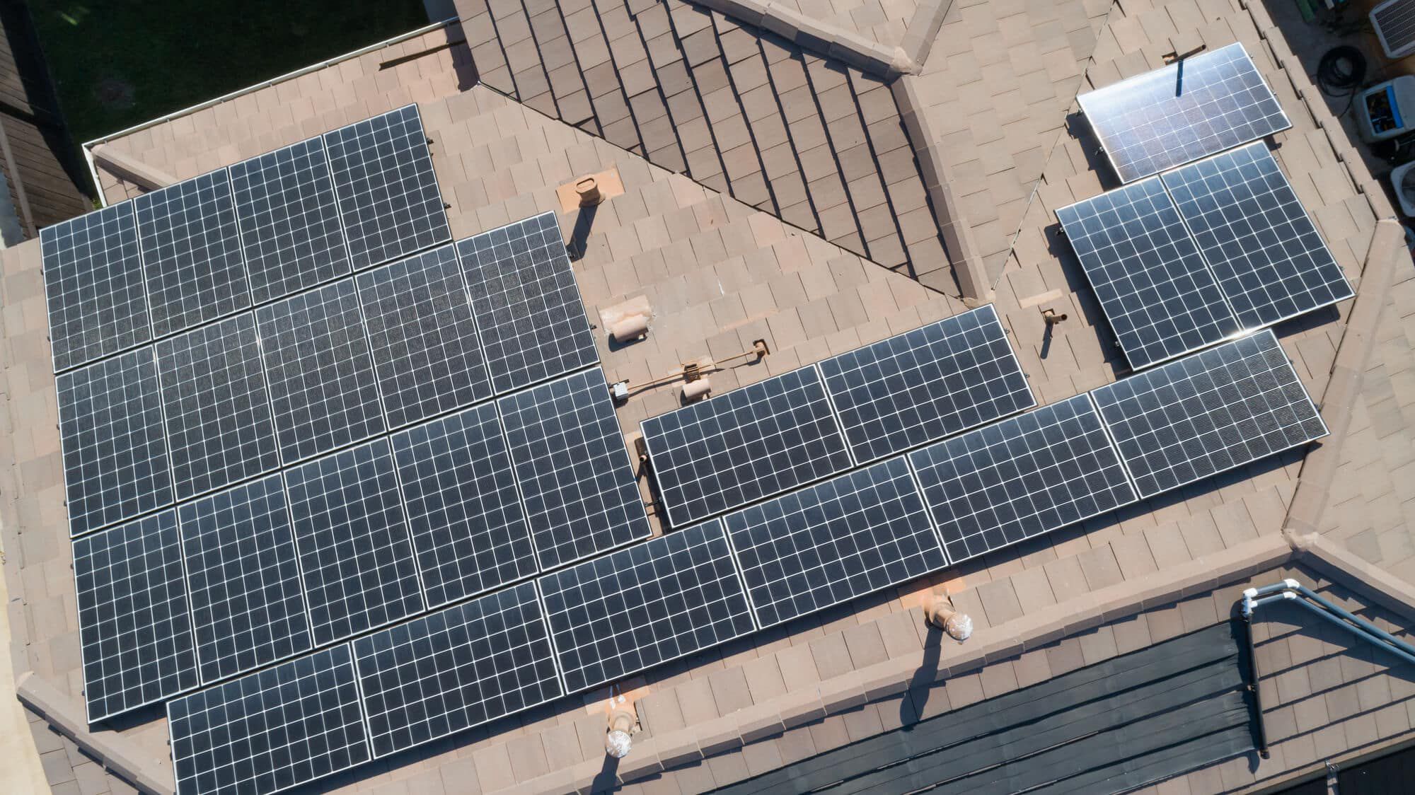 Flush-mount rooftop array